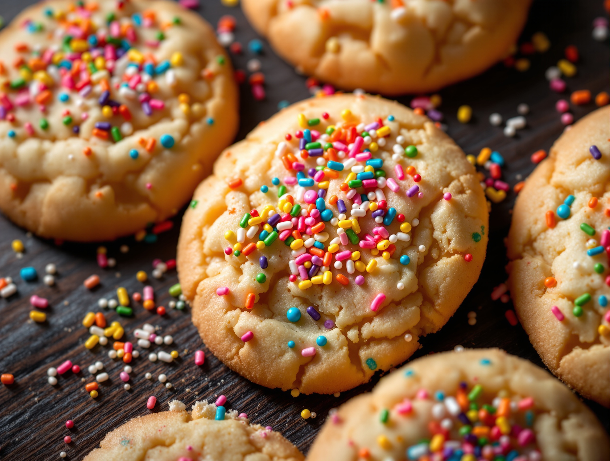 Birthday cake cookies