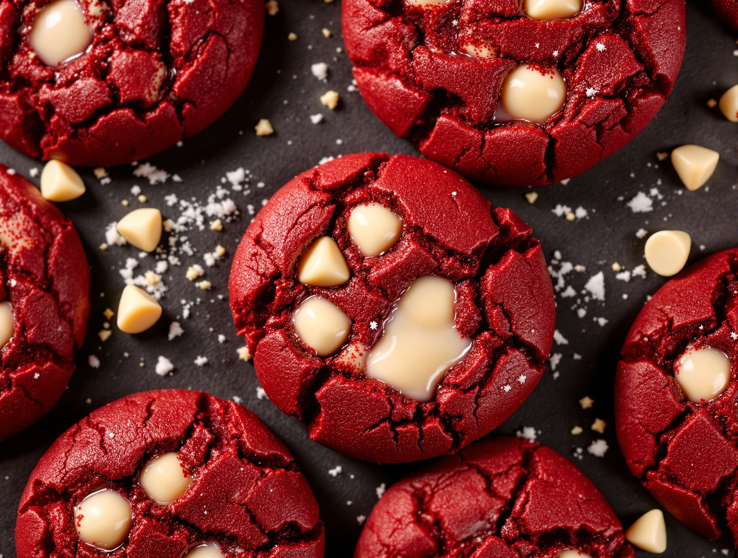 Red velvet cookies
